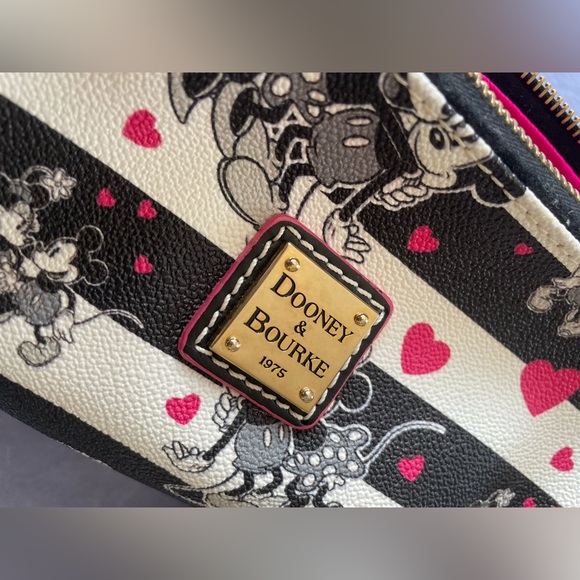 Dooney & Bourke Disney Sweetheart Purse - Minnie & Mickey print - Picture 12 of 13